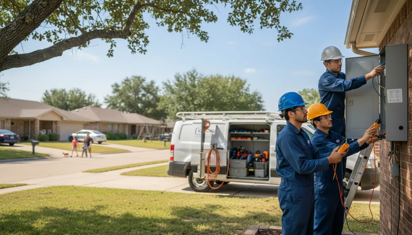 Certified electrician providing emergency electrical services in Colby, WI